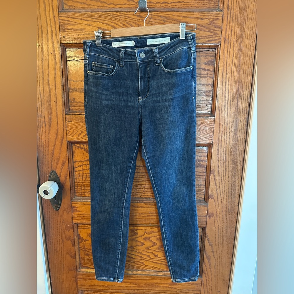 Anthropologie Pilcro and the Letterpress High Rise Denim Legging size 29